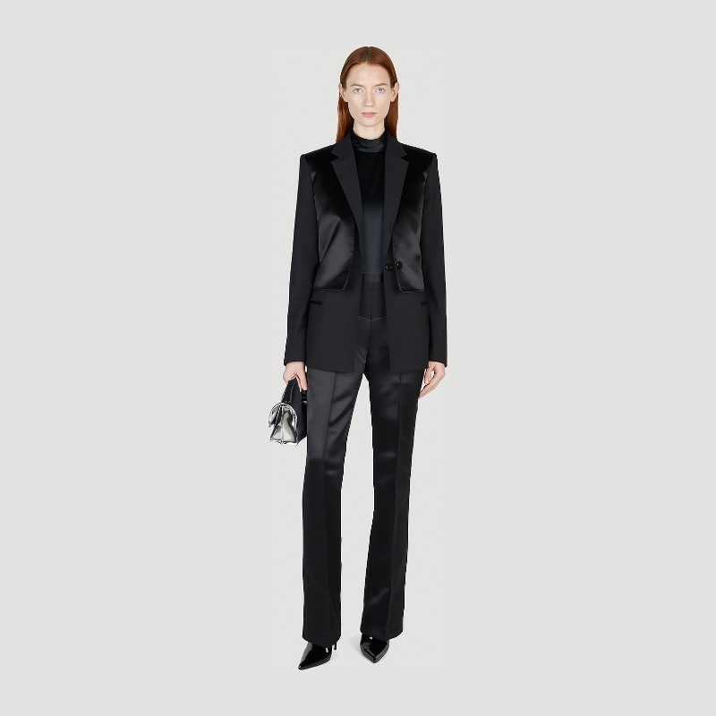 Helmut Lang Tuxedo Pants In Black