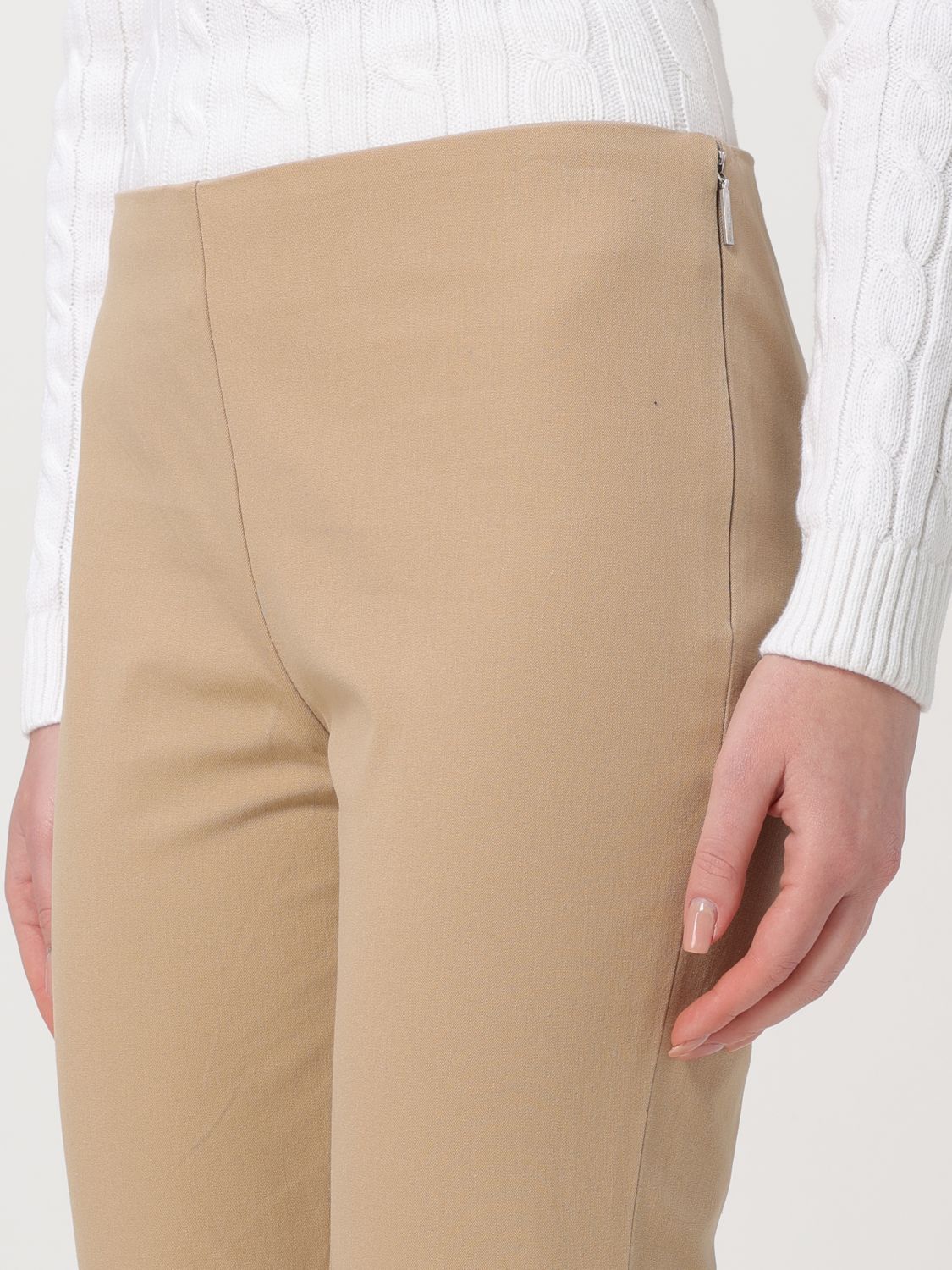 Polo Ralph Lauren Slim-cut Trousers In Nude