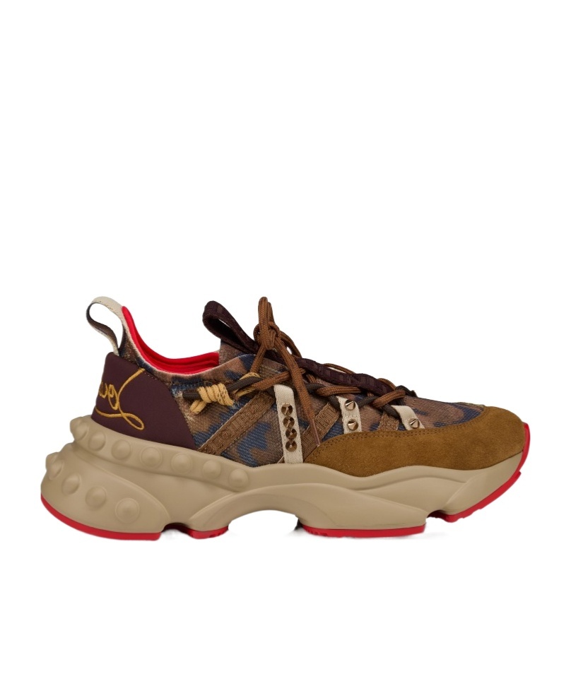 Christian Louboutin Trailnrun Sneakers In Red