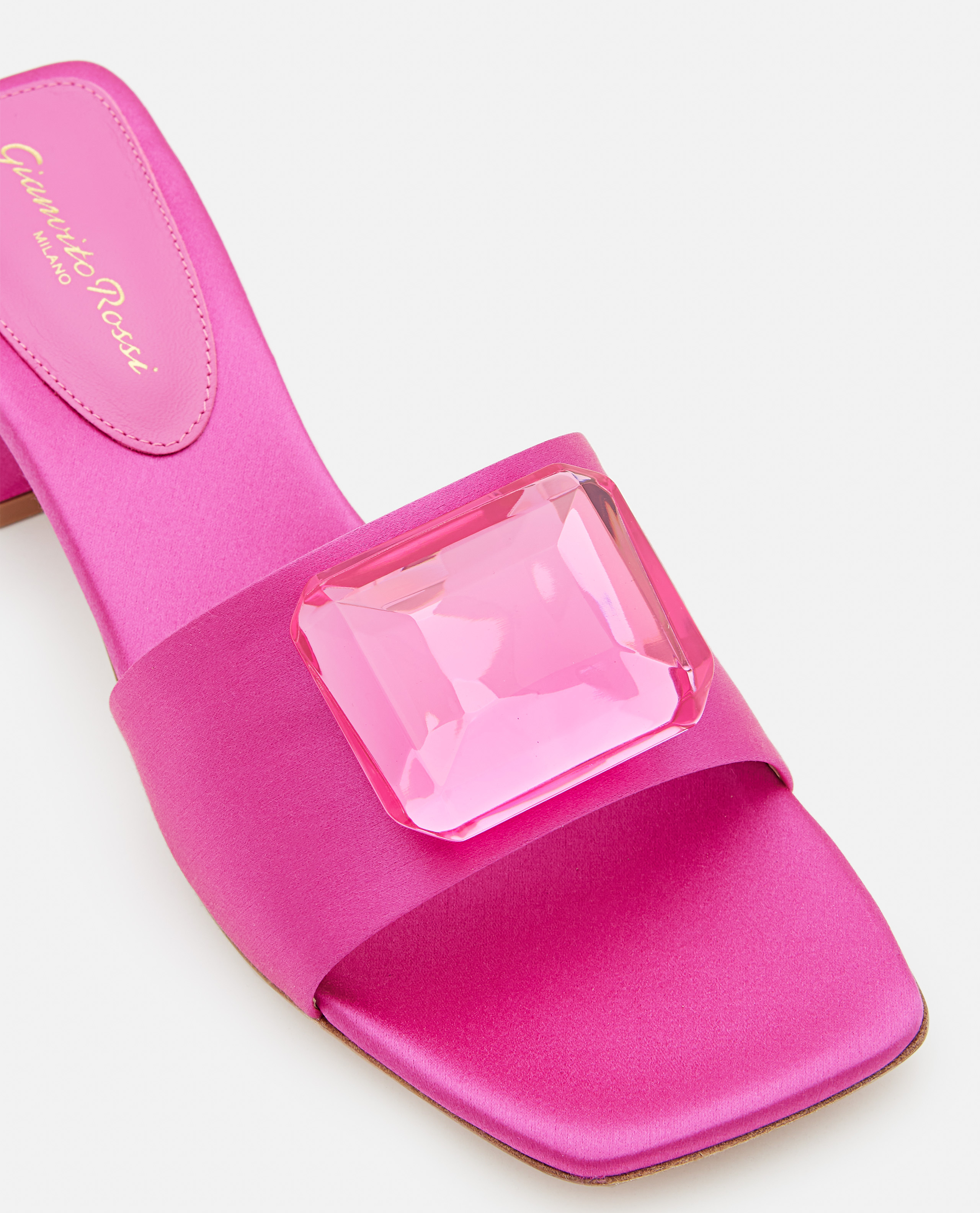 GIANVITO ROSSI GIANVITO ROSSI SQUARE TOE SLIP-ON SANDALS