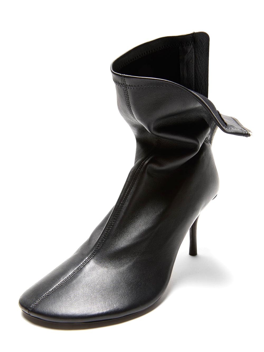 Acne Studios Leather Boots In Black
