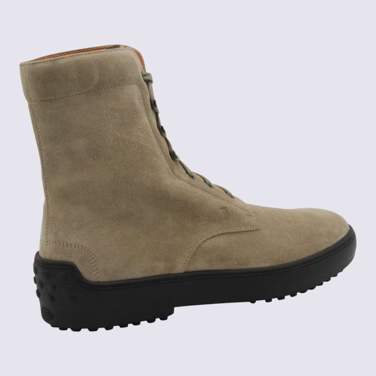 Tod's Boots Light And Natural In Brown