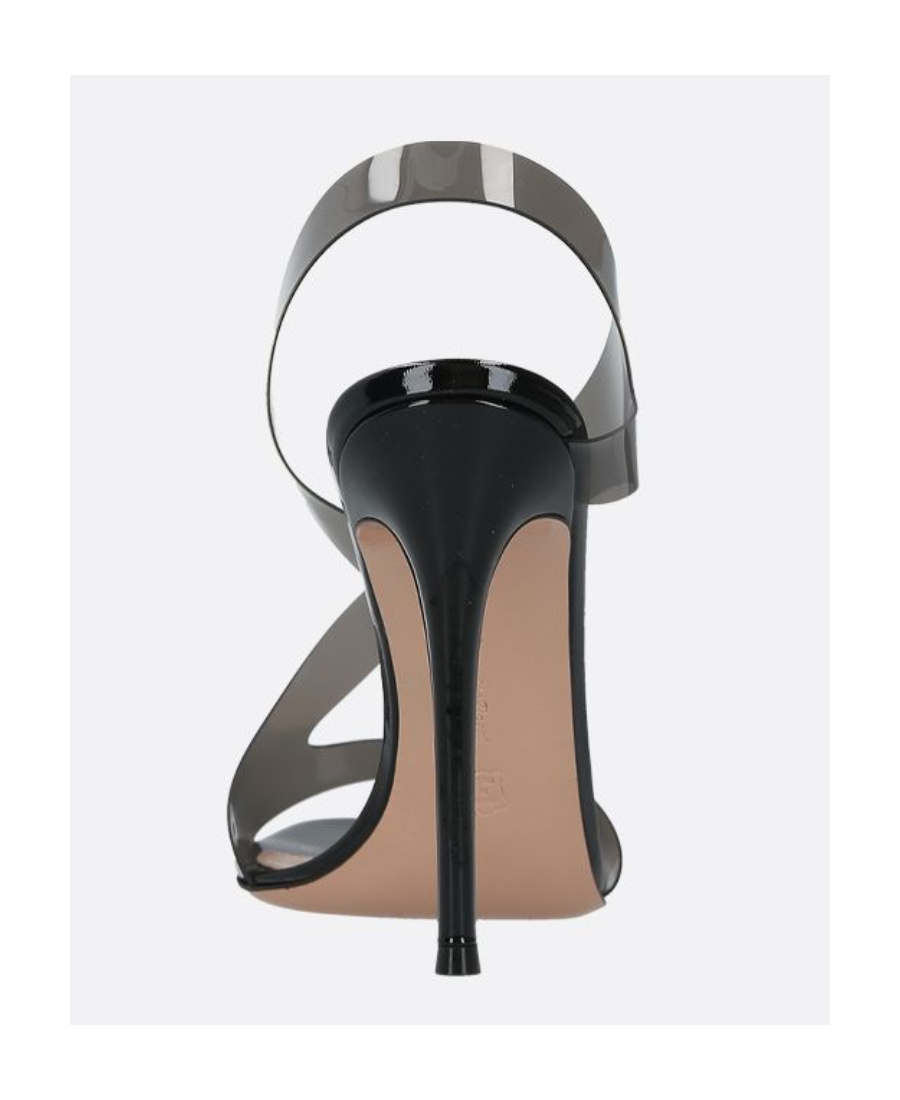 Gianvito Rossi Metropolis Twisted Stiletto-heeled Sandals In Black