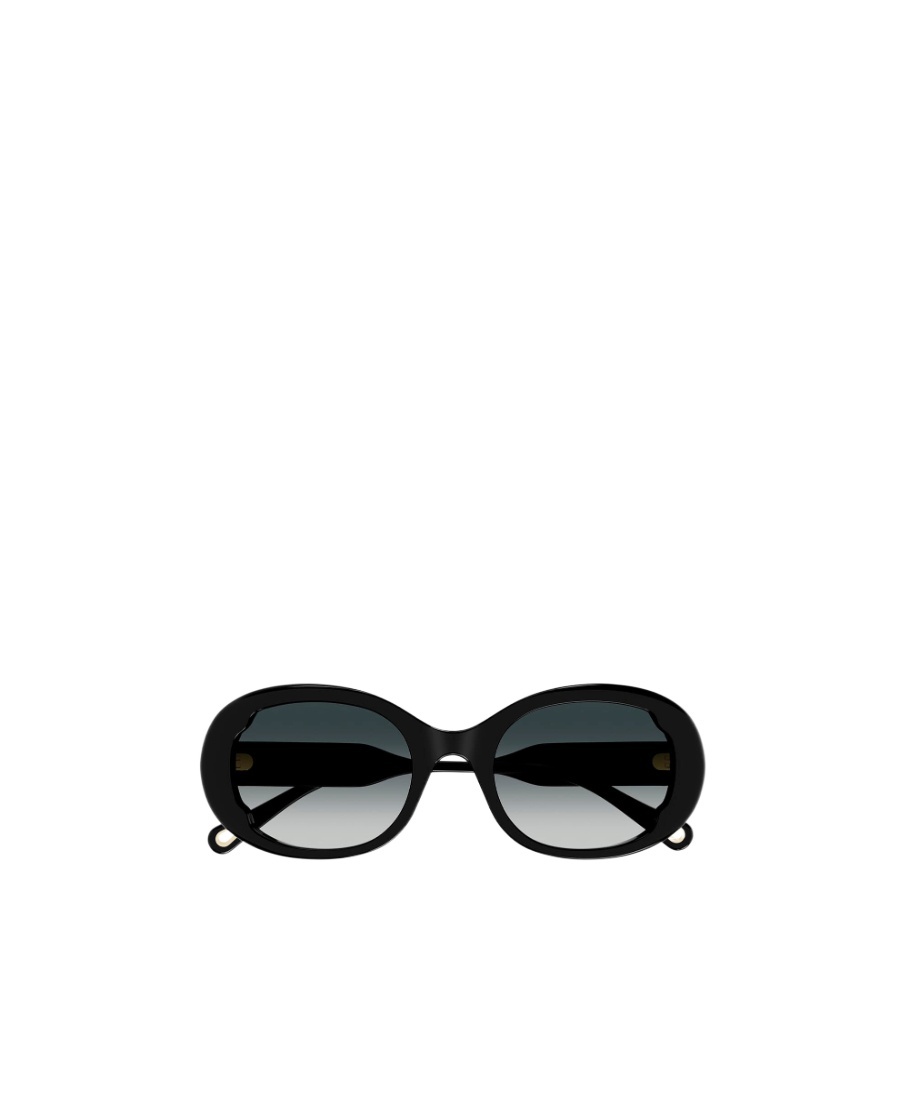 Chloé Lilli Round-frame Sunglasses In Black