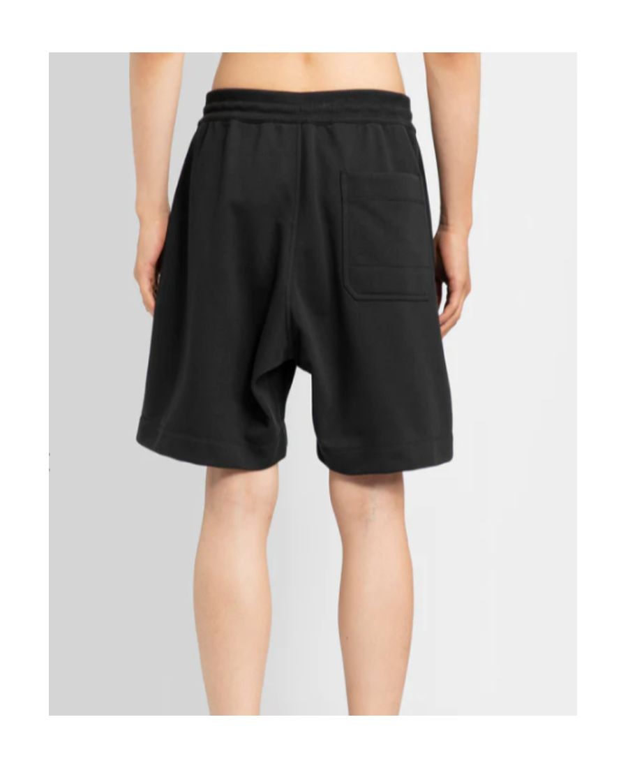 Y-3 Logo-print Track Shorts In Black