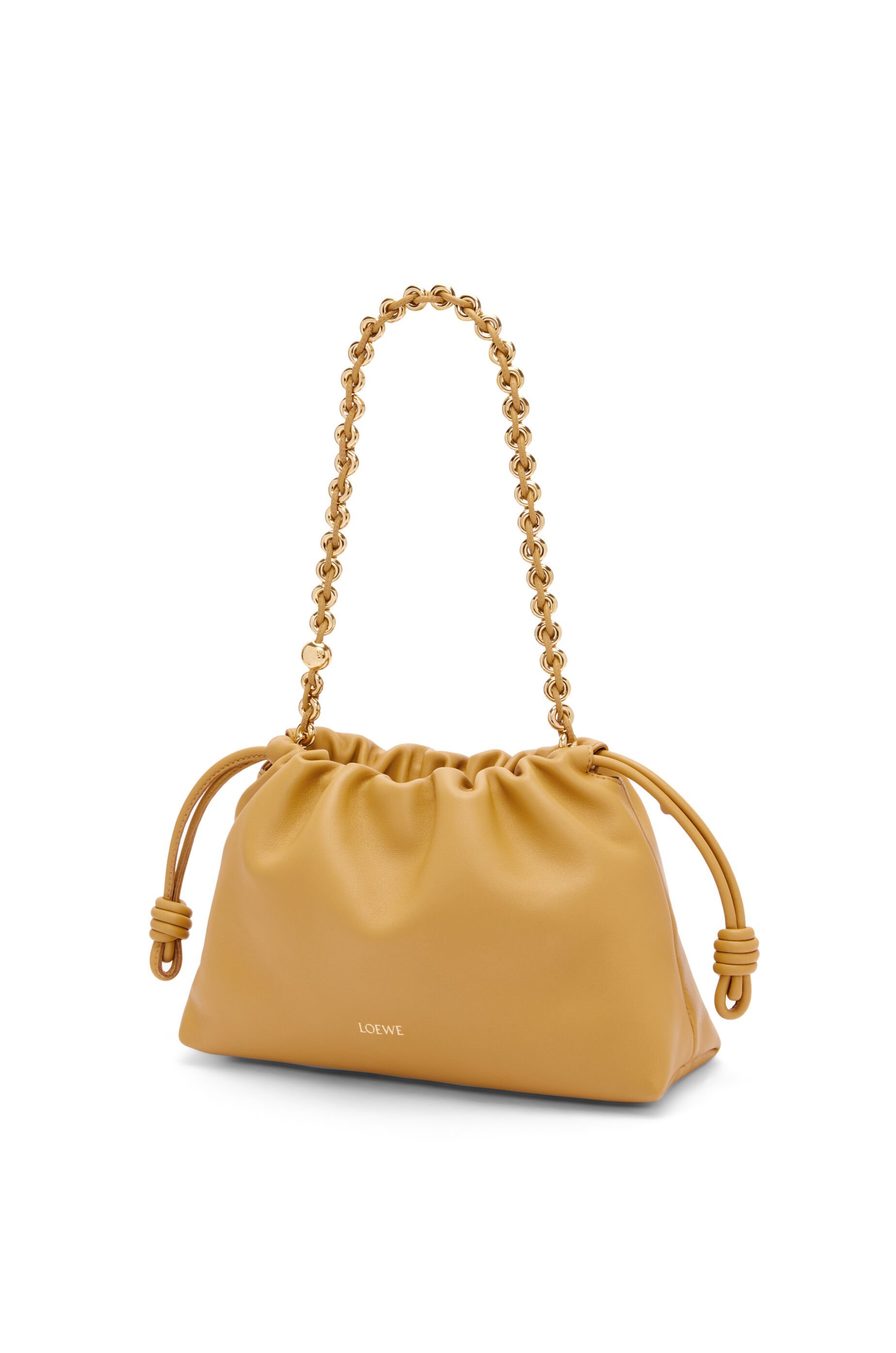 Loewe Flamenco Purse Bag In Mellow Nappa Lambskin In Brown
