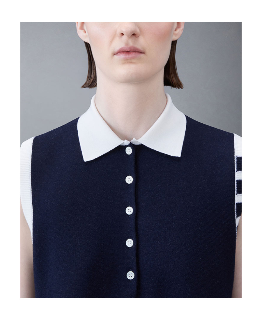 Thom Browne Signature 4-bar Stripe Dress