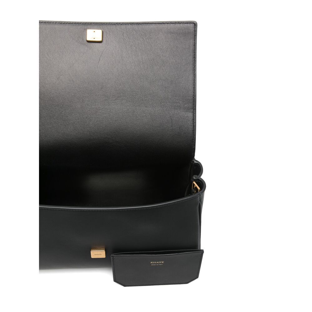 Shop Khaite Cate Cross Body Bag In Black