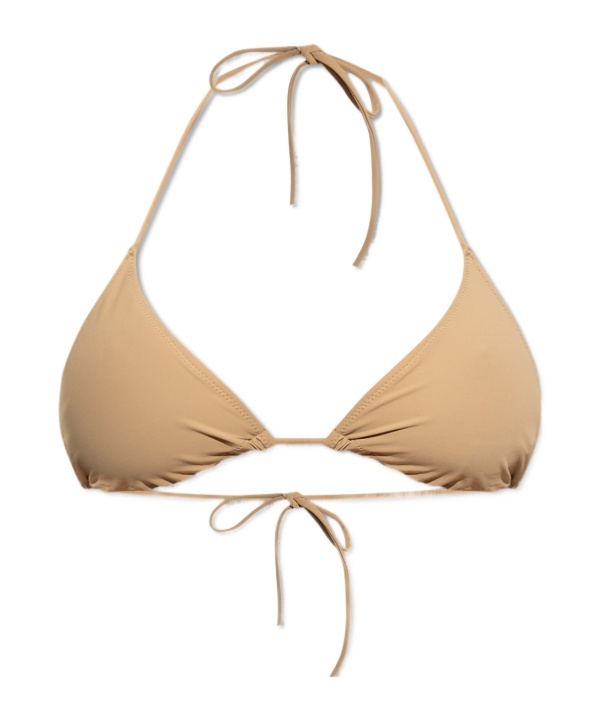 Dsquared2 Neck-hanging Swimsuit Top In Nude