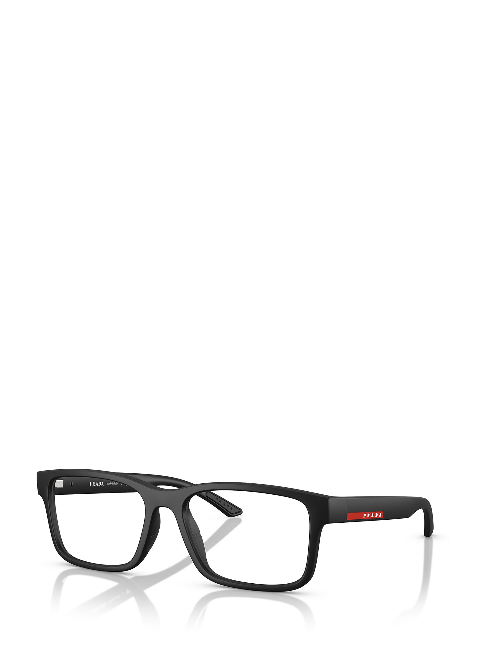 Prada Rectangular-frame Glasses In Black