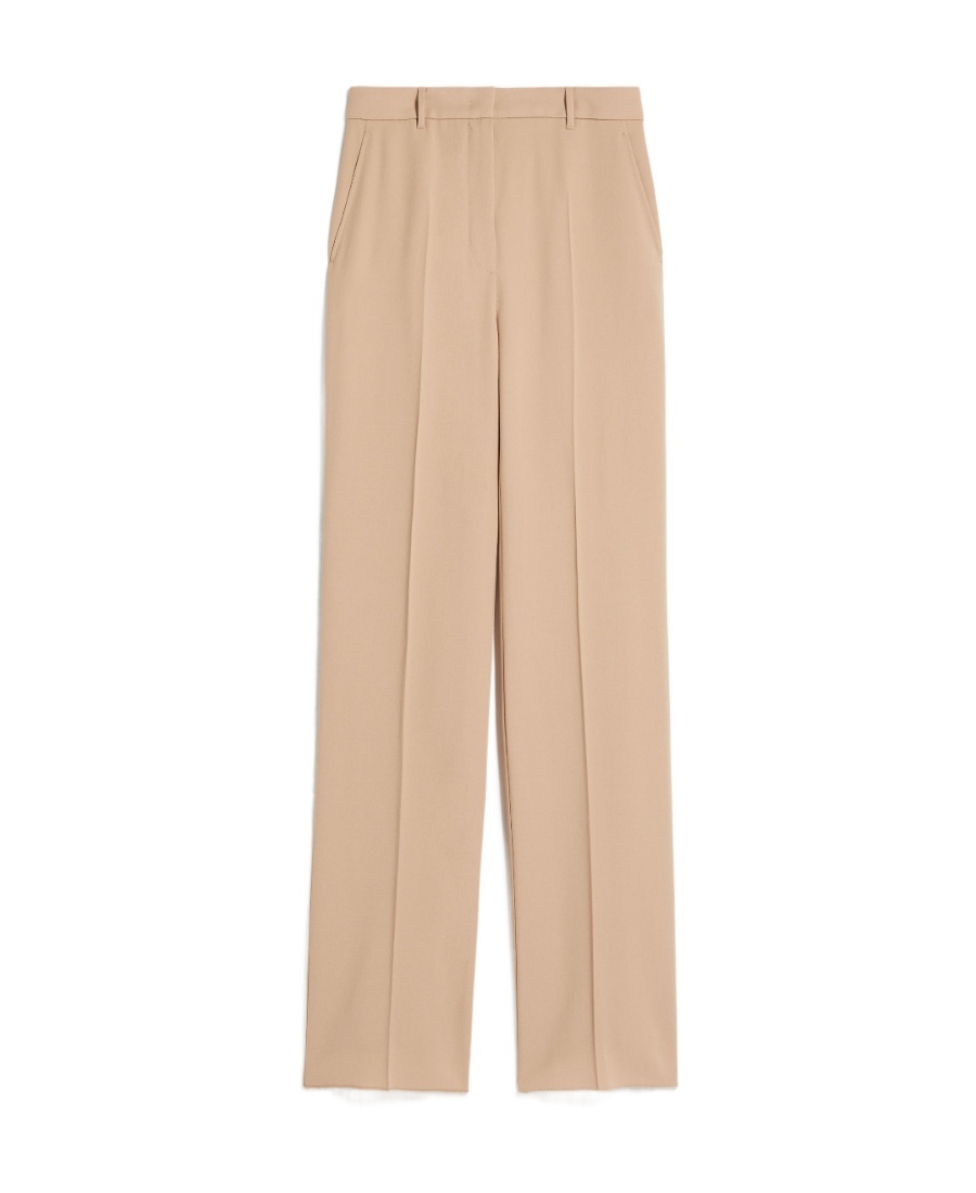 Max Mara Logo Casual Pants In Nude