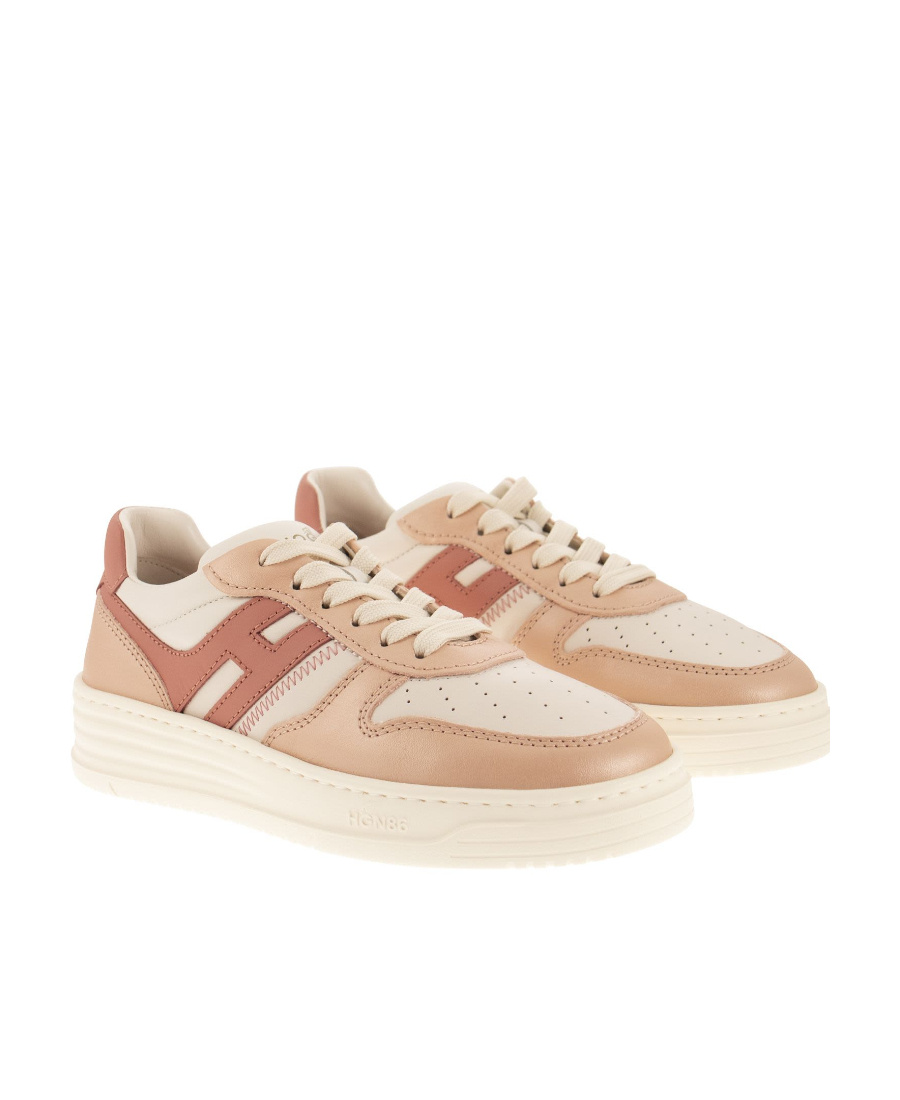 Hogan Low Lace-up Sneakers In White