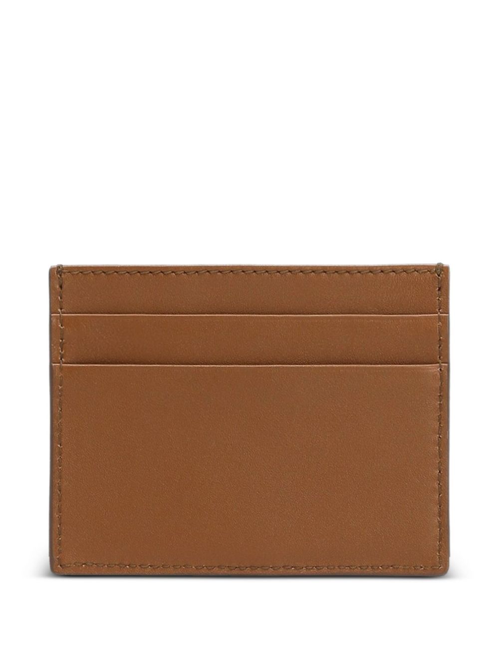Dolce & Gabbana Dauphine Calfskin Card Holder In Brown