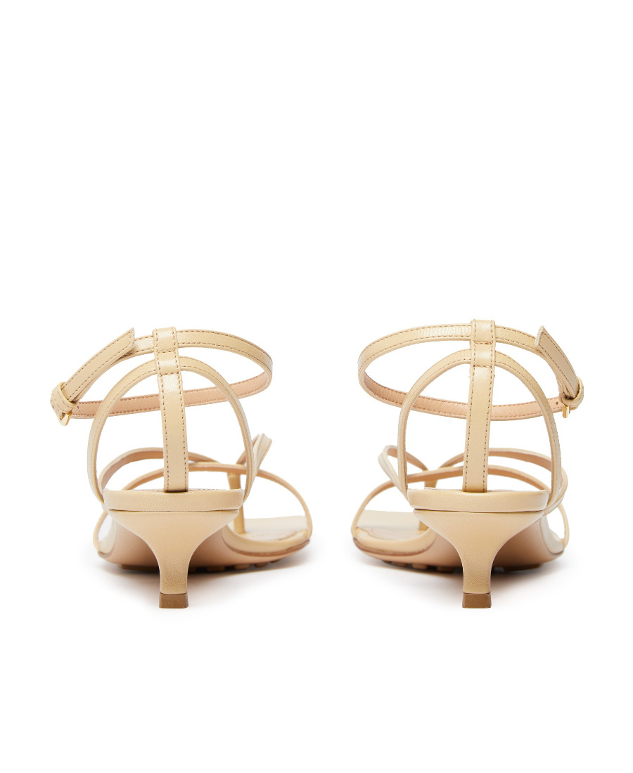 Bottega Veneta Sandals In Nude