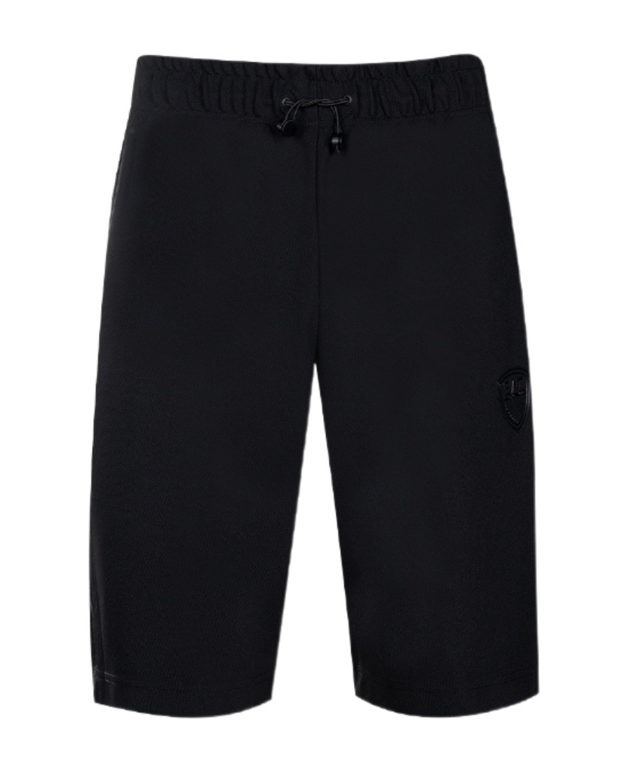 Ea7 Lace Up Shorts In Black