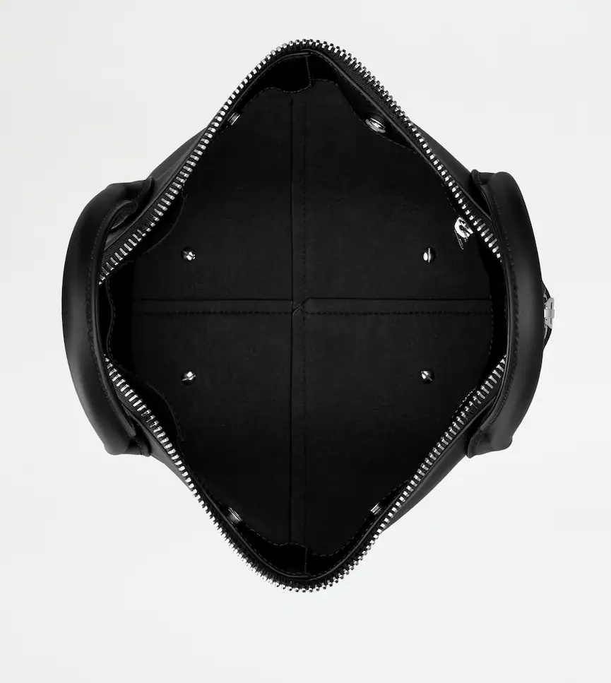 Tod's Di Bag Swing Zip Mini Bag In Black