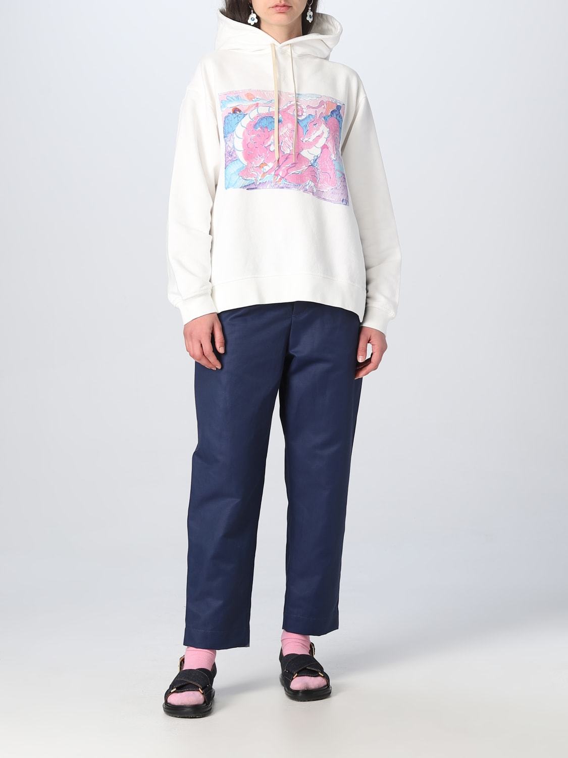 Marni Straight-fit Trousers In Blue