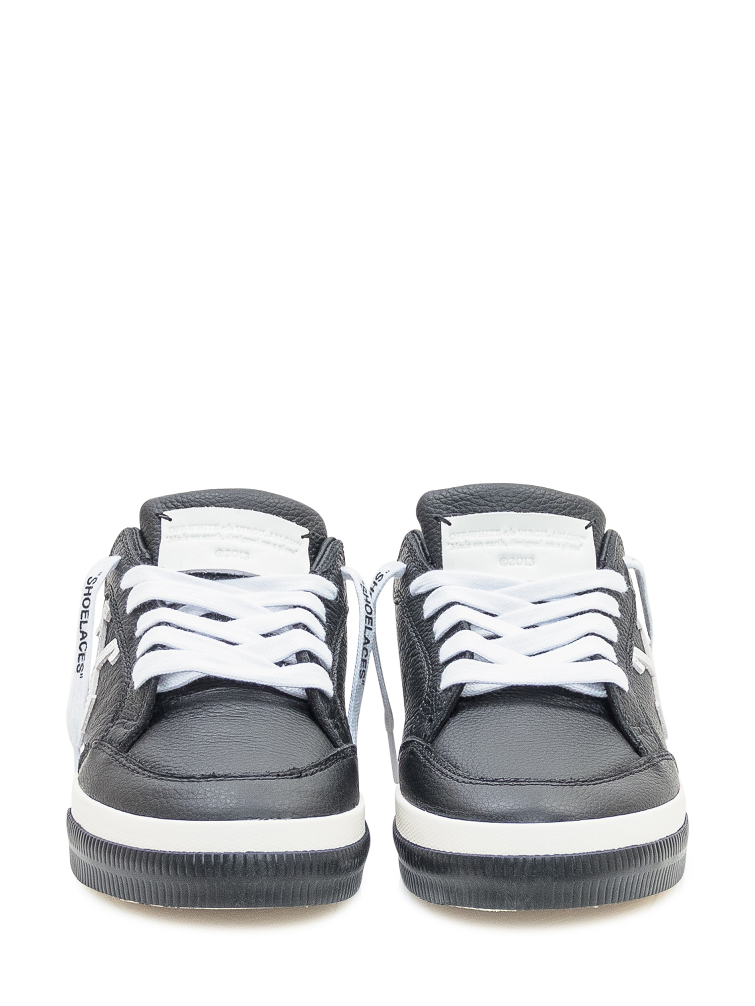 Off-white Lace-up Low-top Casual Shoes In Black
