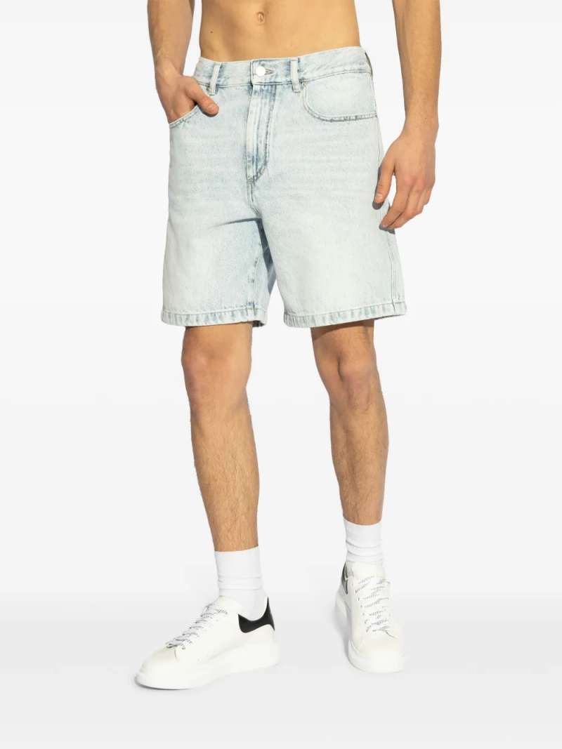 Isabel Marant Belt-loop Shorts In White