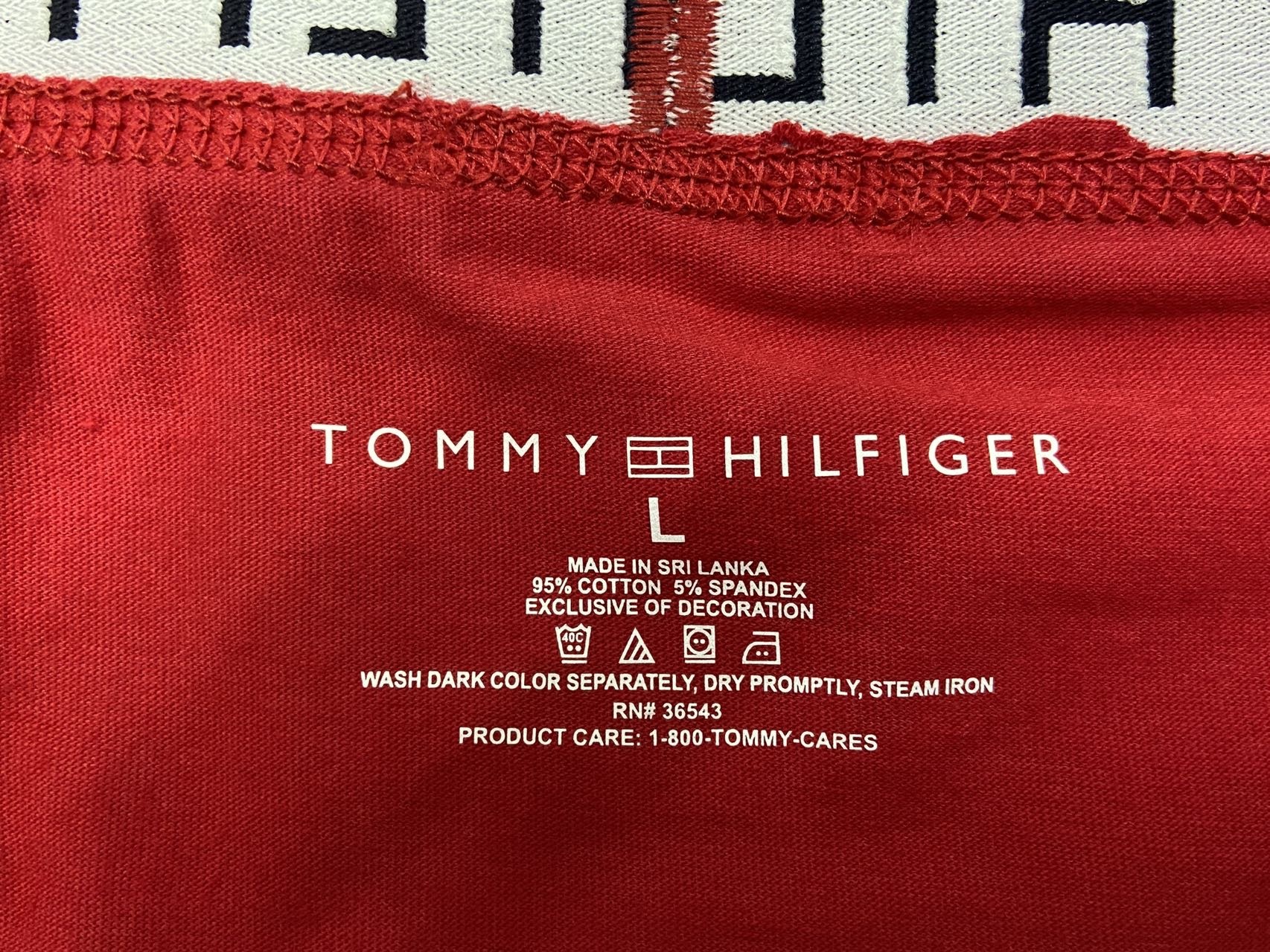 Tommy Hilfiger Logo Details Underwear In Red