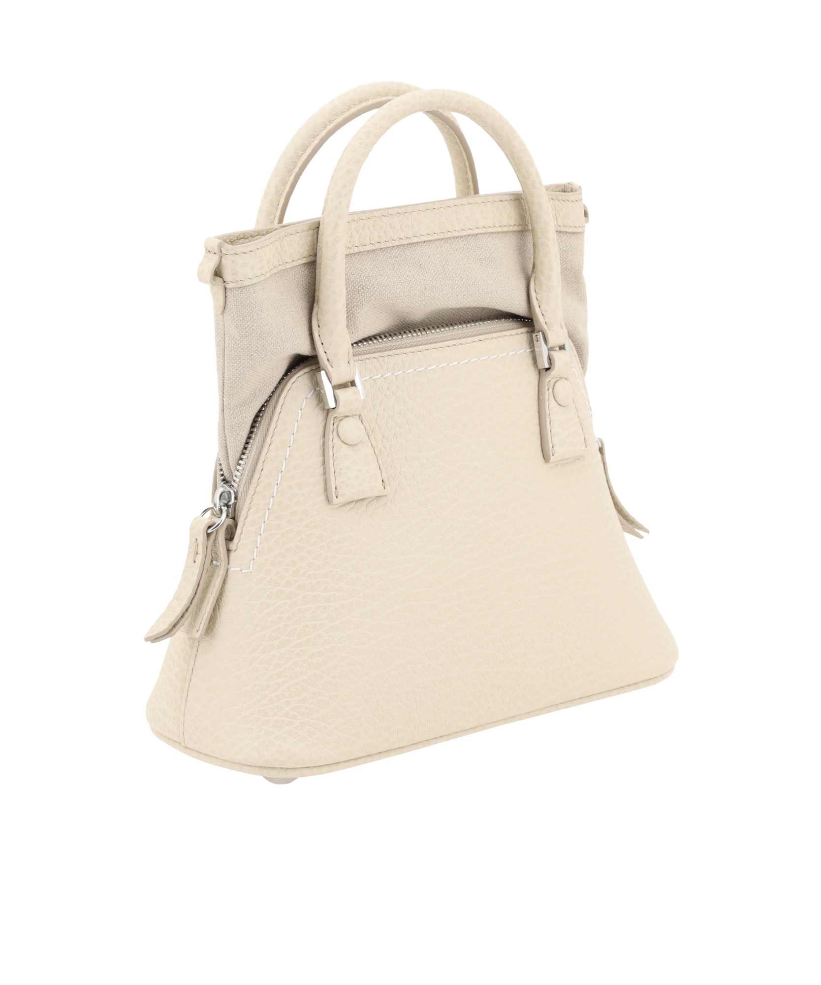 Maison Margiela 5ac Micro Shoulder Bag In Neutral