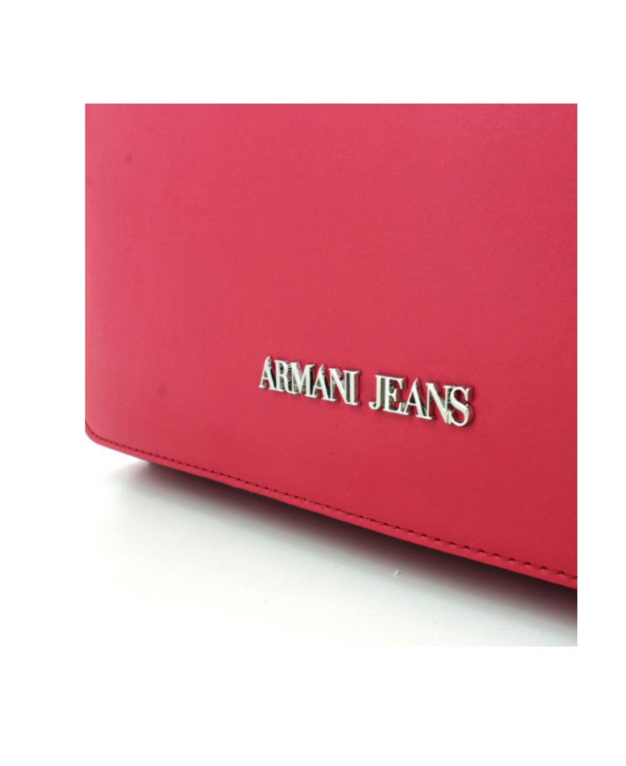 Armani Jeans Logo Shoulder Bag In Red