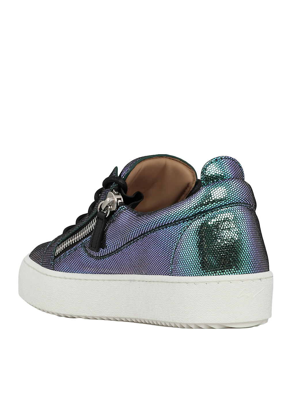 Giuseppe Zanotti Side Zip Sneakers In White