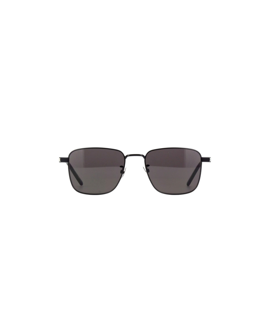 Saint Laurent Sl529 Square-frame Sunglasses In Gray