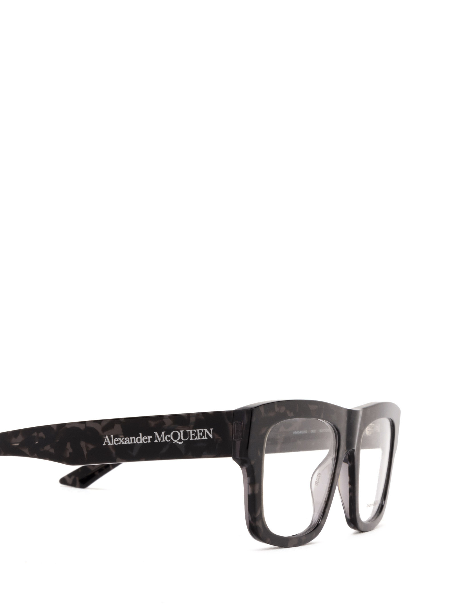 Alexander Mcqueen Eyewear Square Frame Glasses In Black