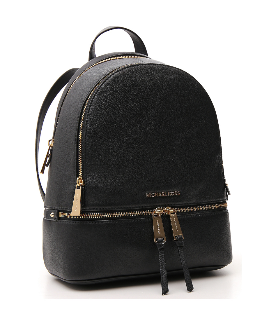 Michael Kors Medium Rhea Backpack In Black