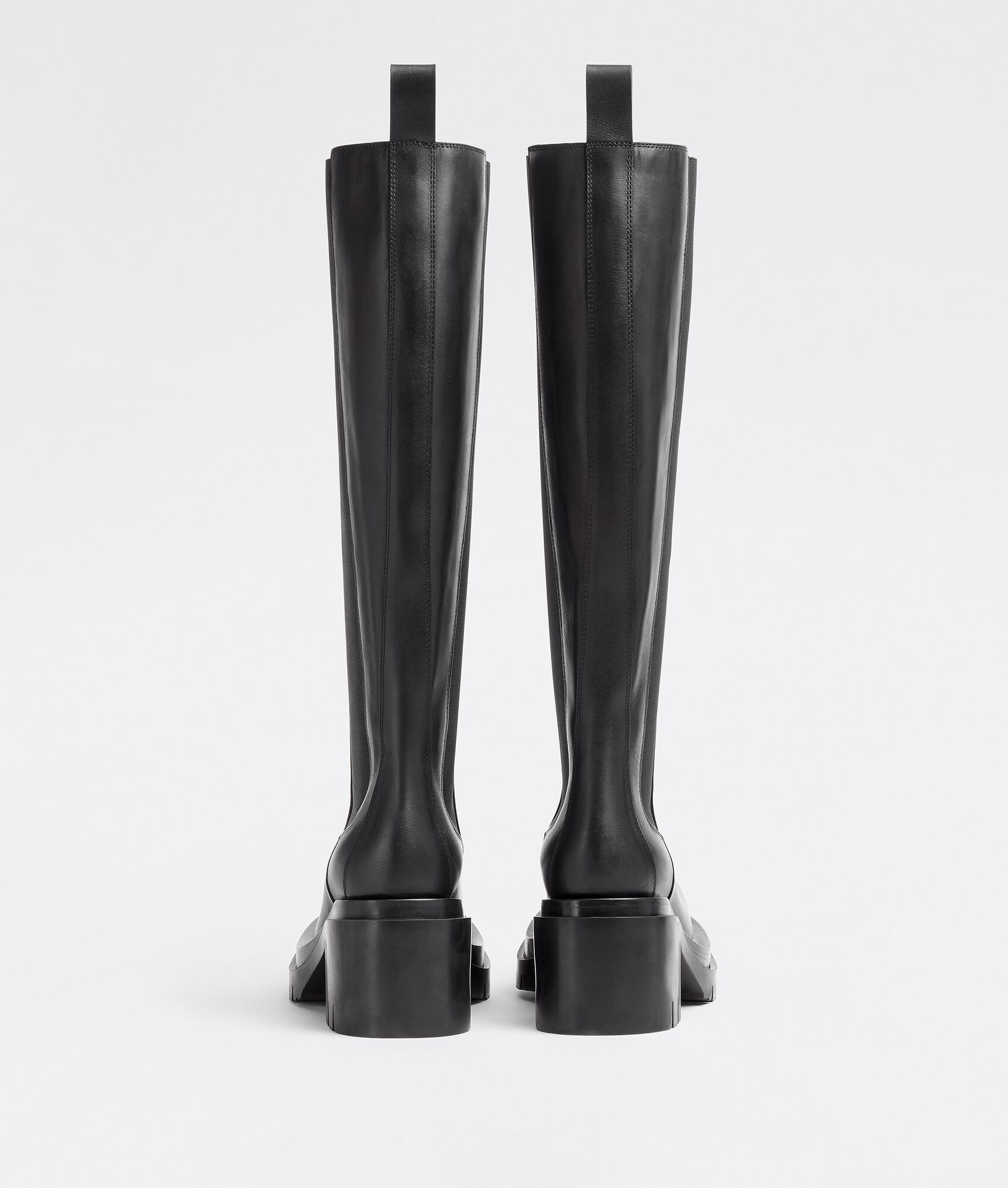 Bottega Veneta Lug 70mm Knee-length Boots In Black