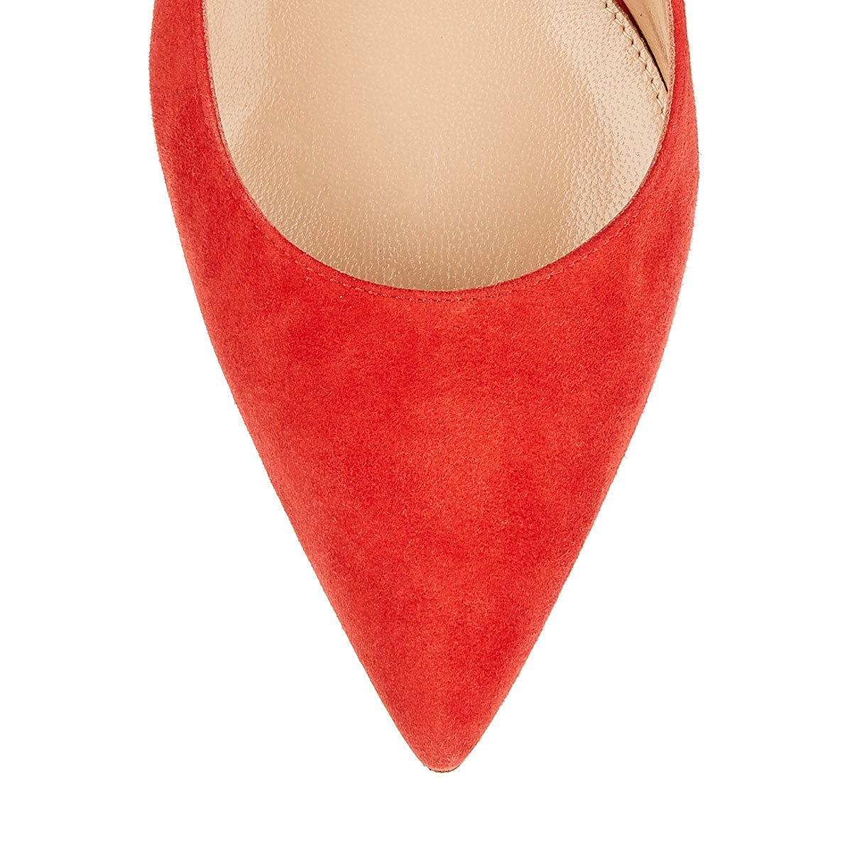Shop Gianvito Rossi Pointed-toe Pumps In Red