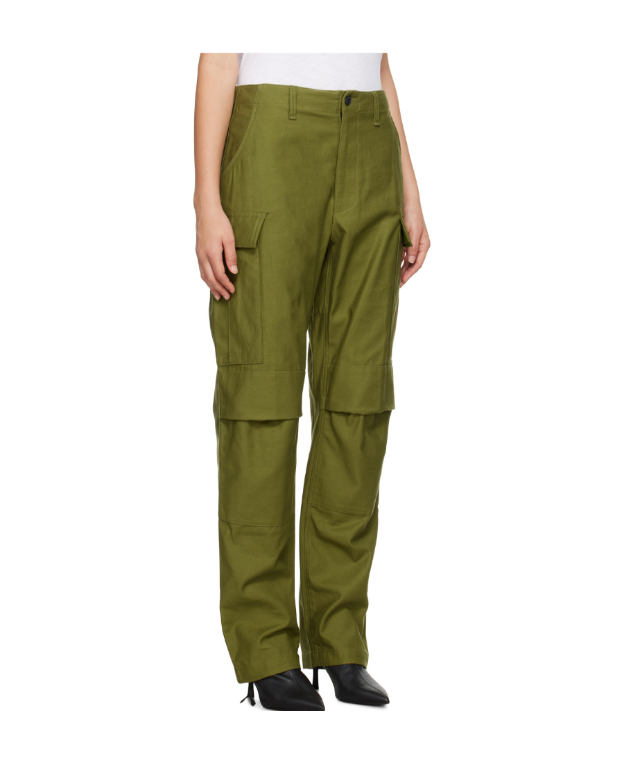 Rag & Bone Valli Overalls Casual Pants In Green