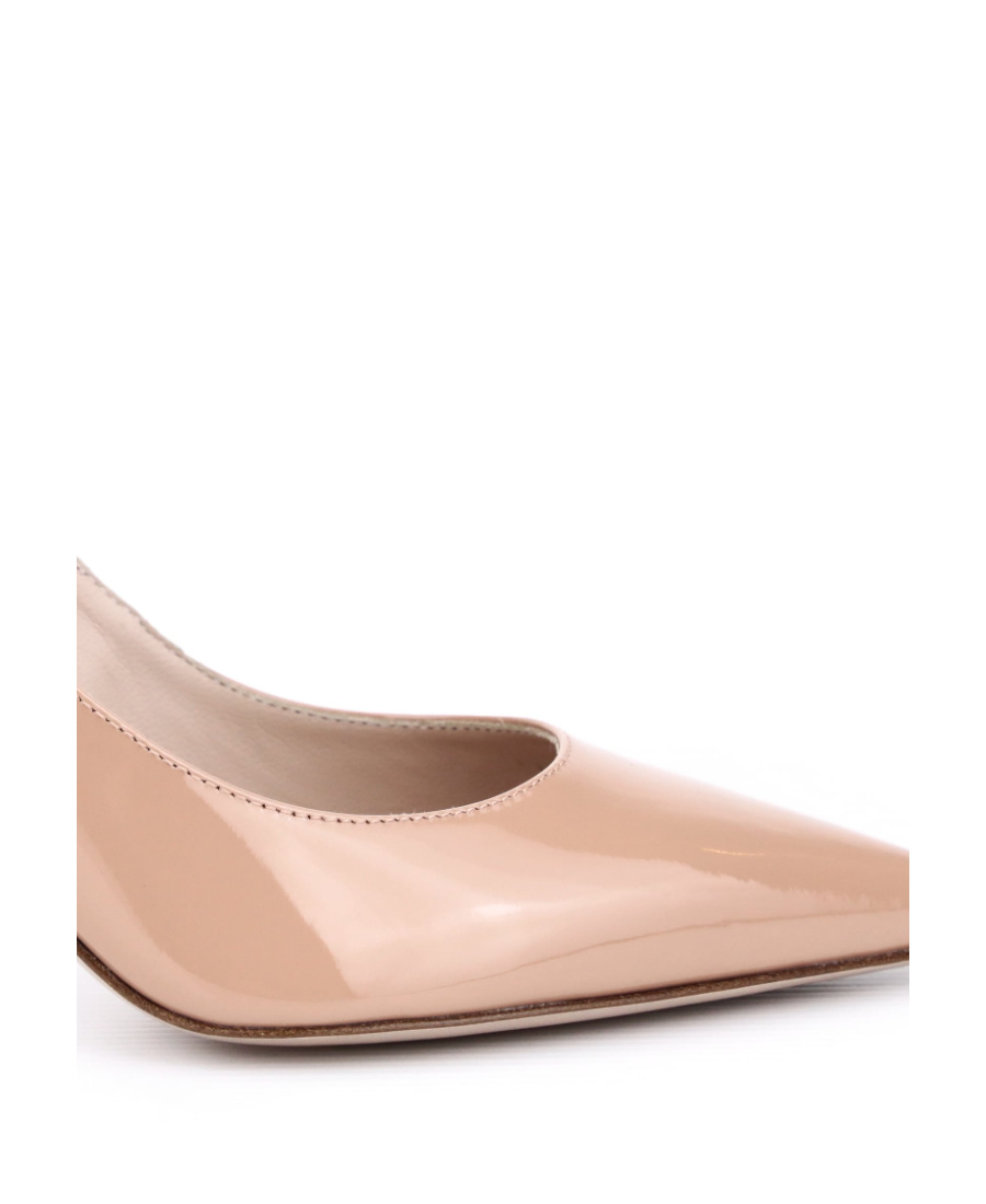 Le Silla Eva Patent Leather Pumps In Nude
