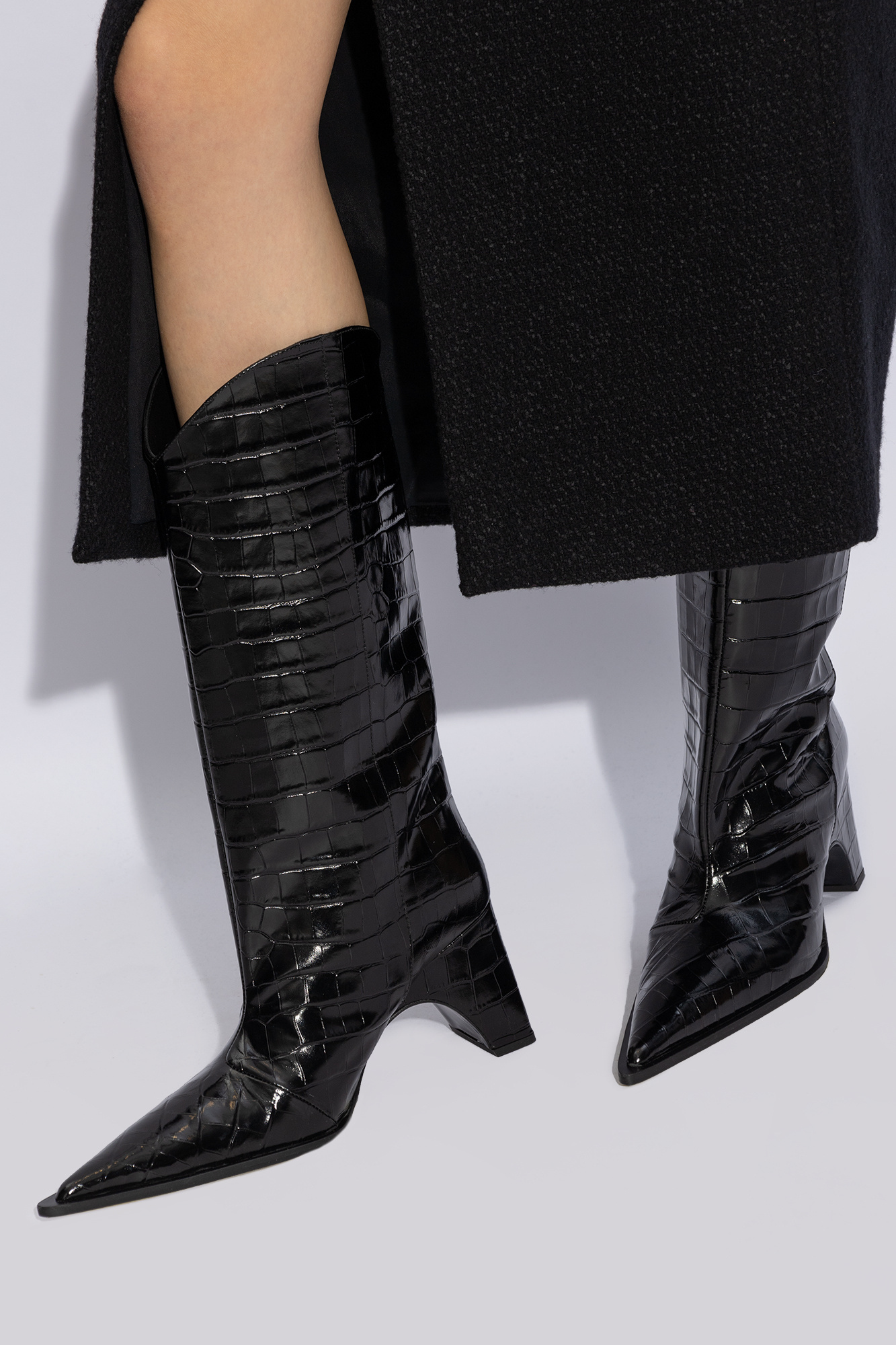 Coperni High-heeled Boots In Black