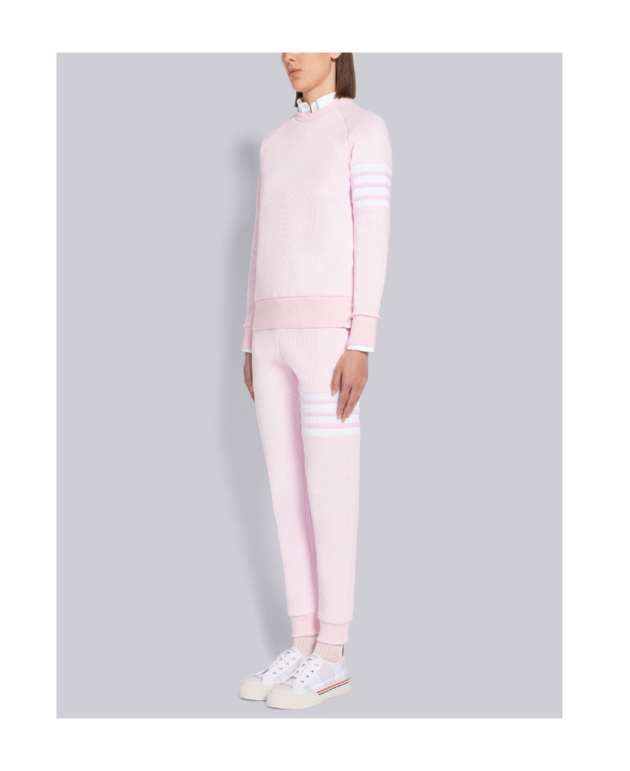 Thom Browne Collegiate Madras-print Low-top Sneakers In White