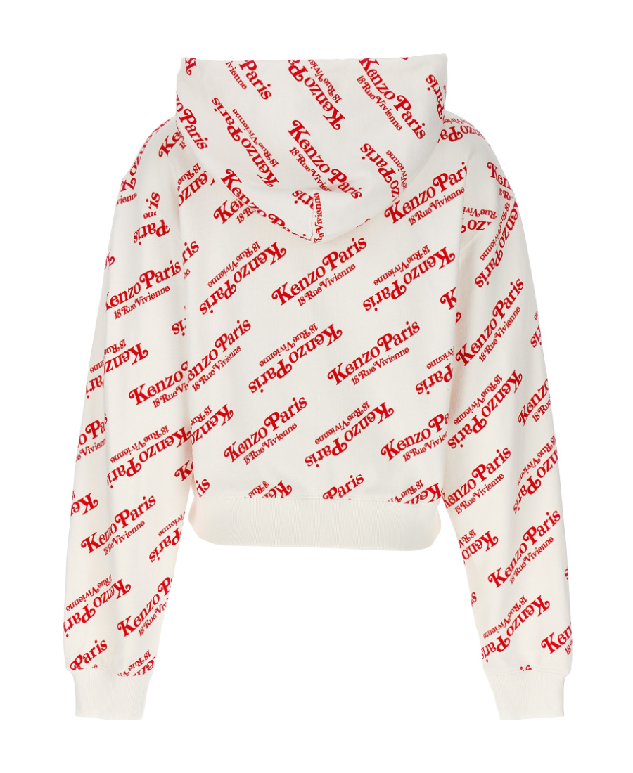 Kenzo Off-white Paris Verdy Edition Hoodie In White
