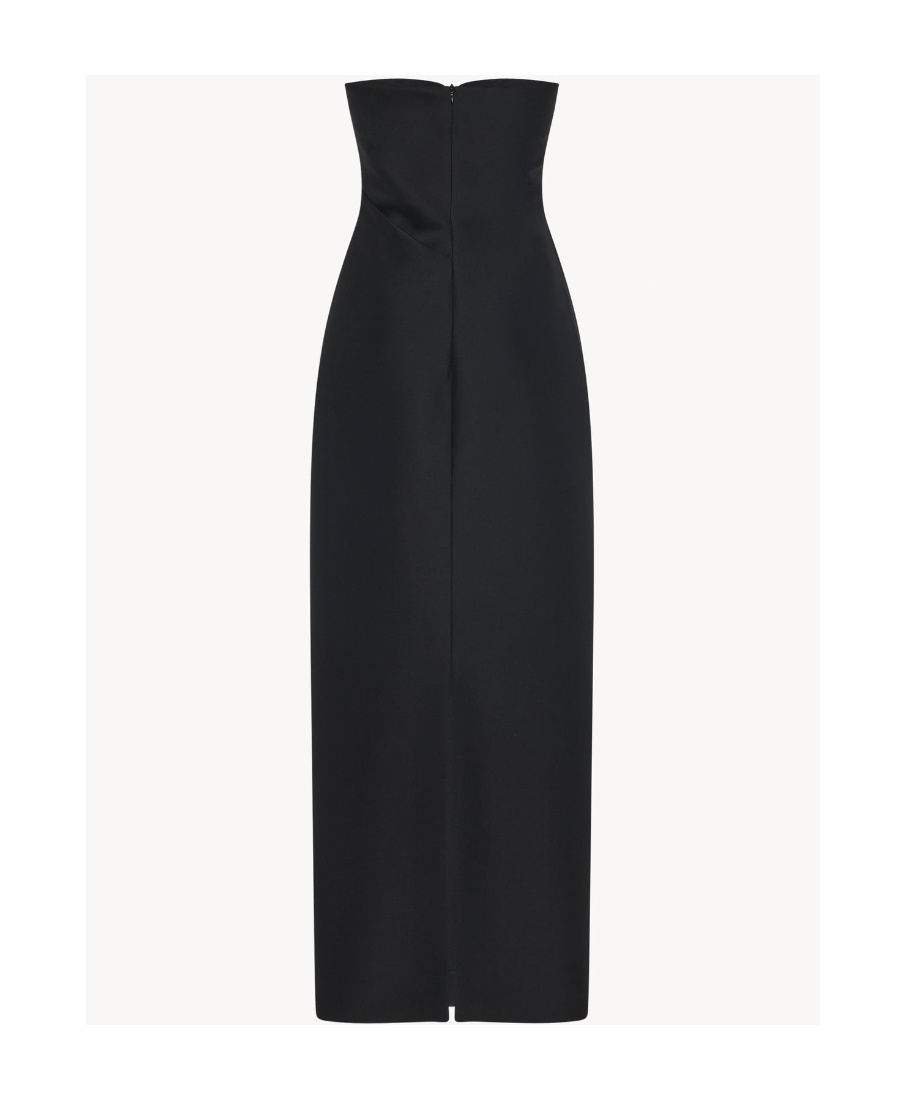 The Row Bardon Strapless Dress In Black