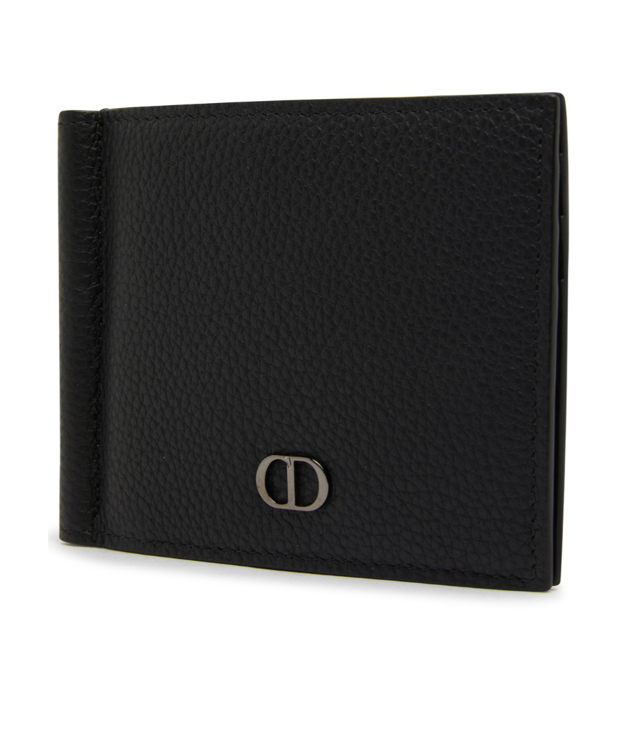 DIOR LOGO DOUBLE-FOLDED WALLET