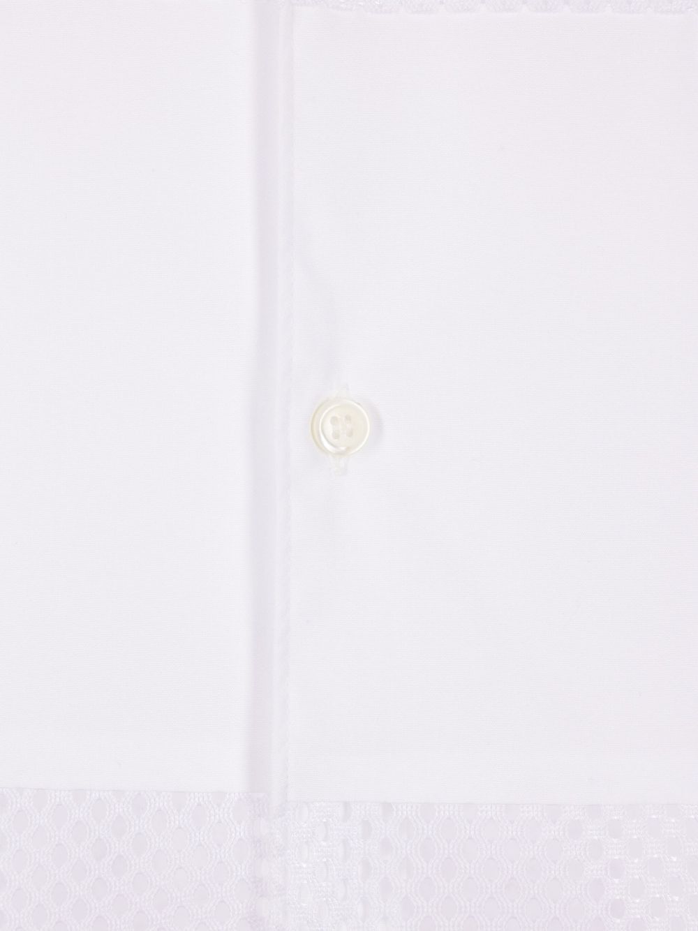 Comme Des Garçons Mesh-panelling Shirt