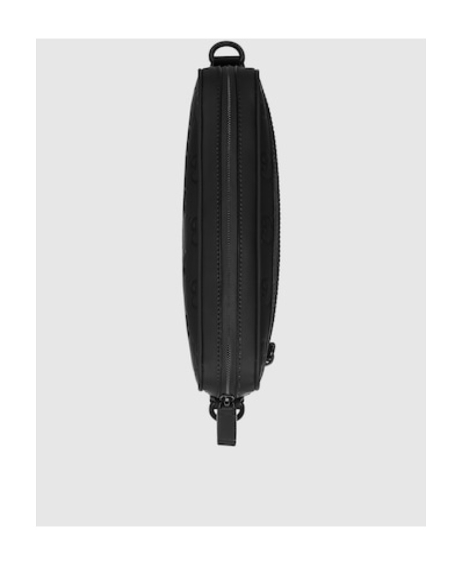 Gucci Rubber-effect Small Crossbody Bag In Black