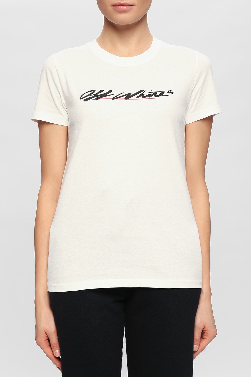 Off-white Logo-print T-shirt In White