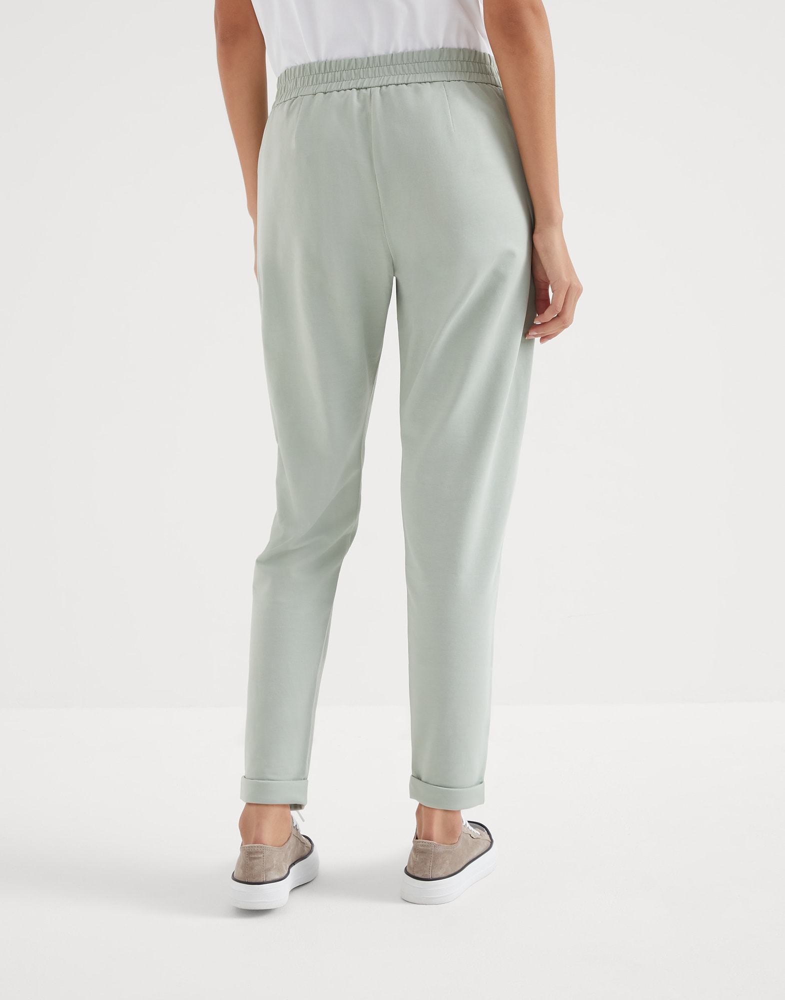 Brunello Cucinelli Light Fleece Pants In Gray