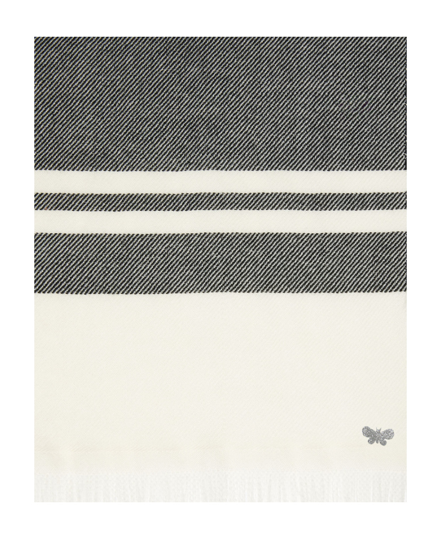 Weekend Max Mara Wool Scarf In White