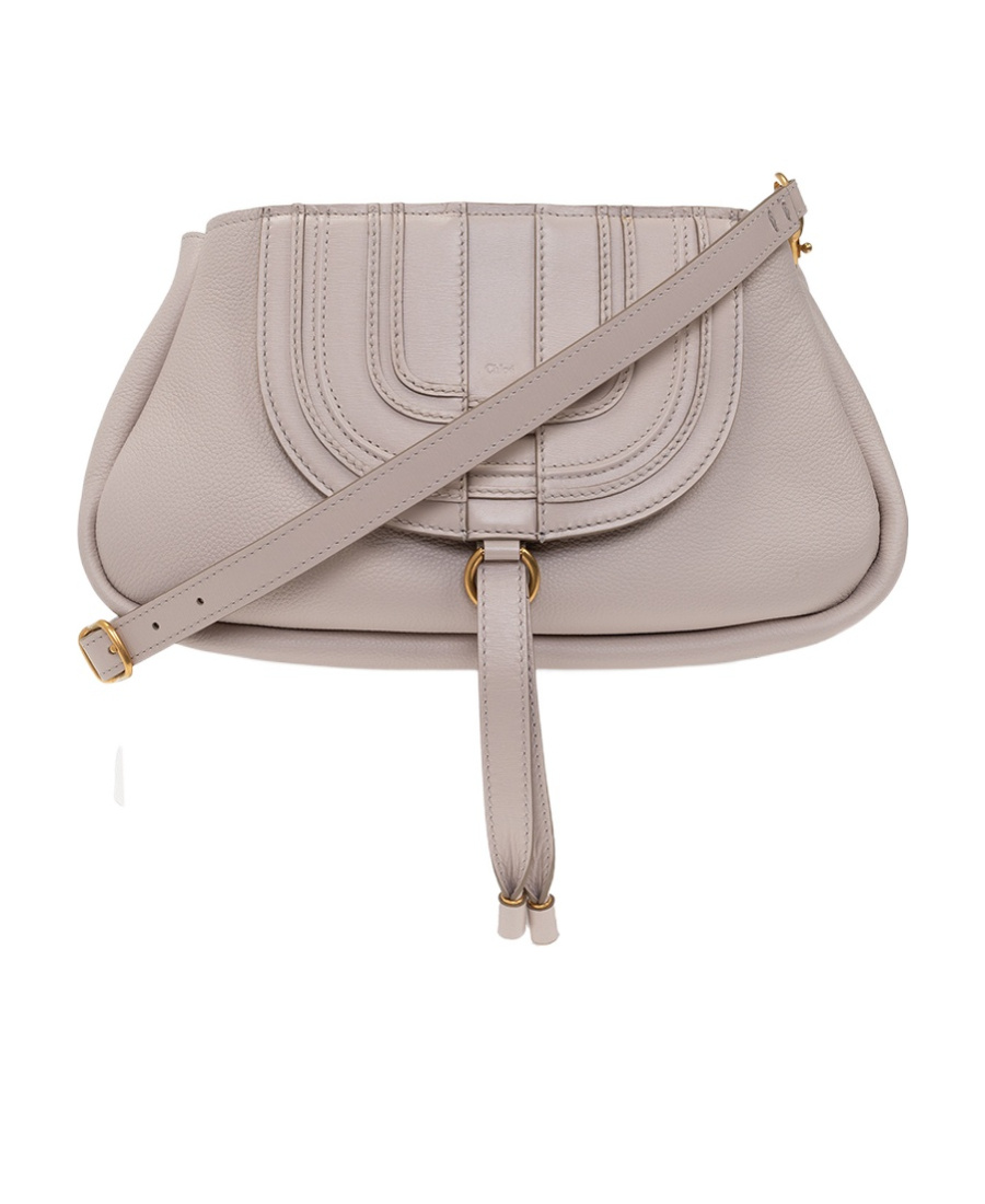 Chloé Small Marcie Clutch In Nude