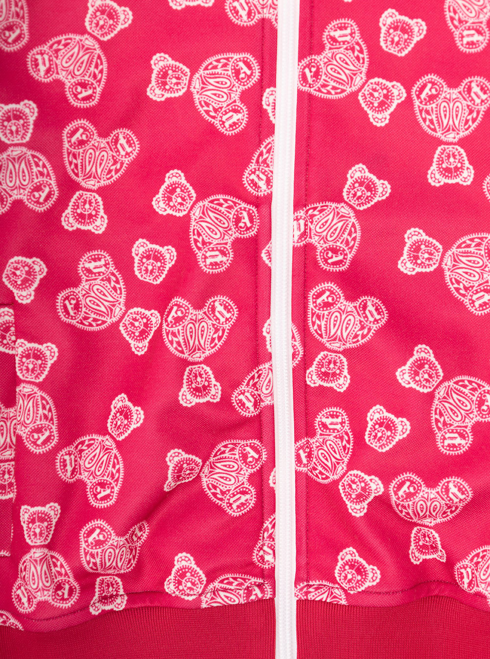 Palm Angels Aop Bears Paisley Track Jkt In Pink