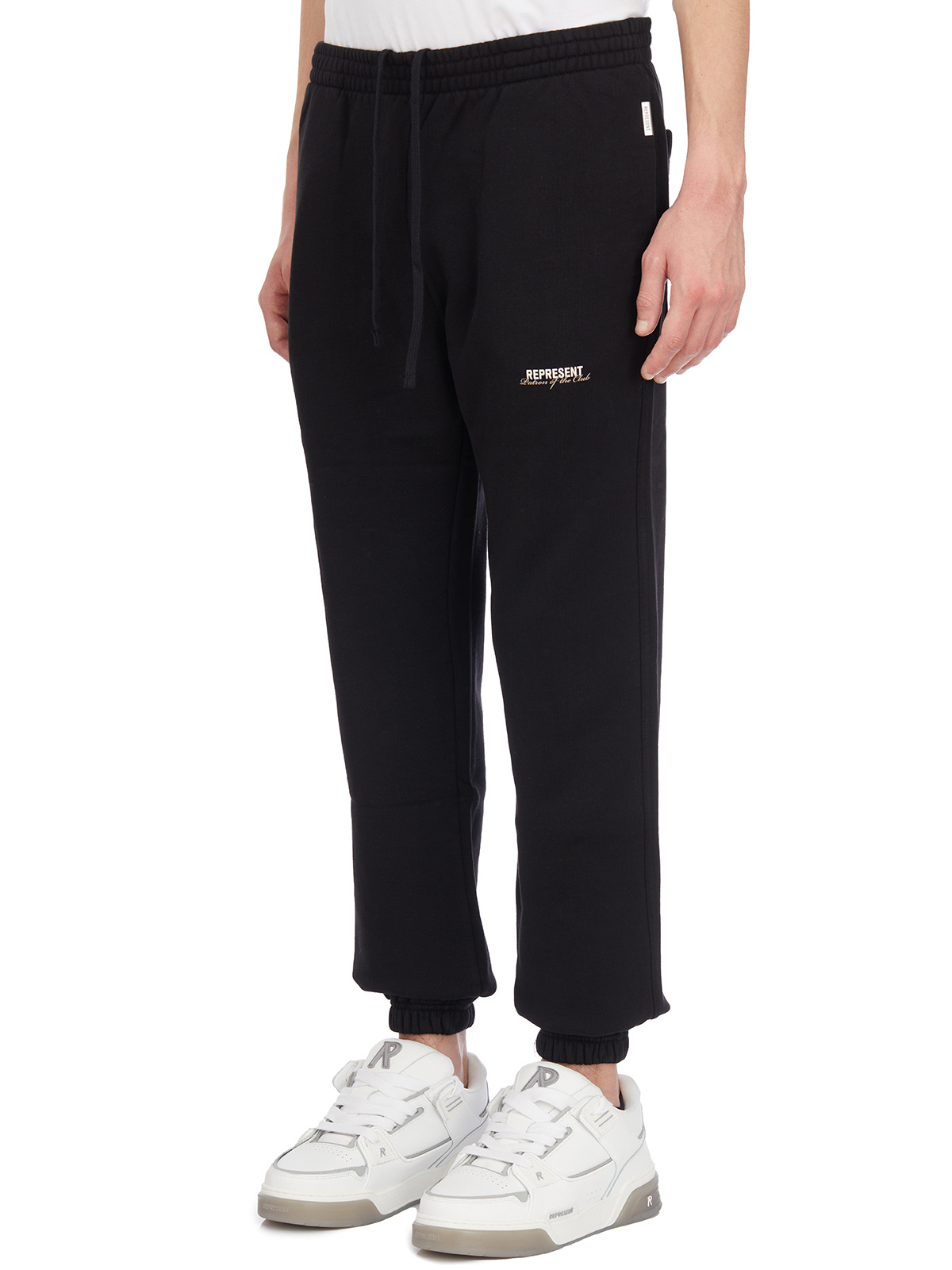 Represent Owners Club Oversize Cotton Sweatpants In Black