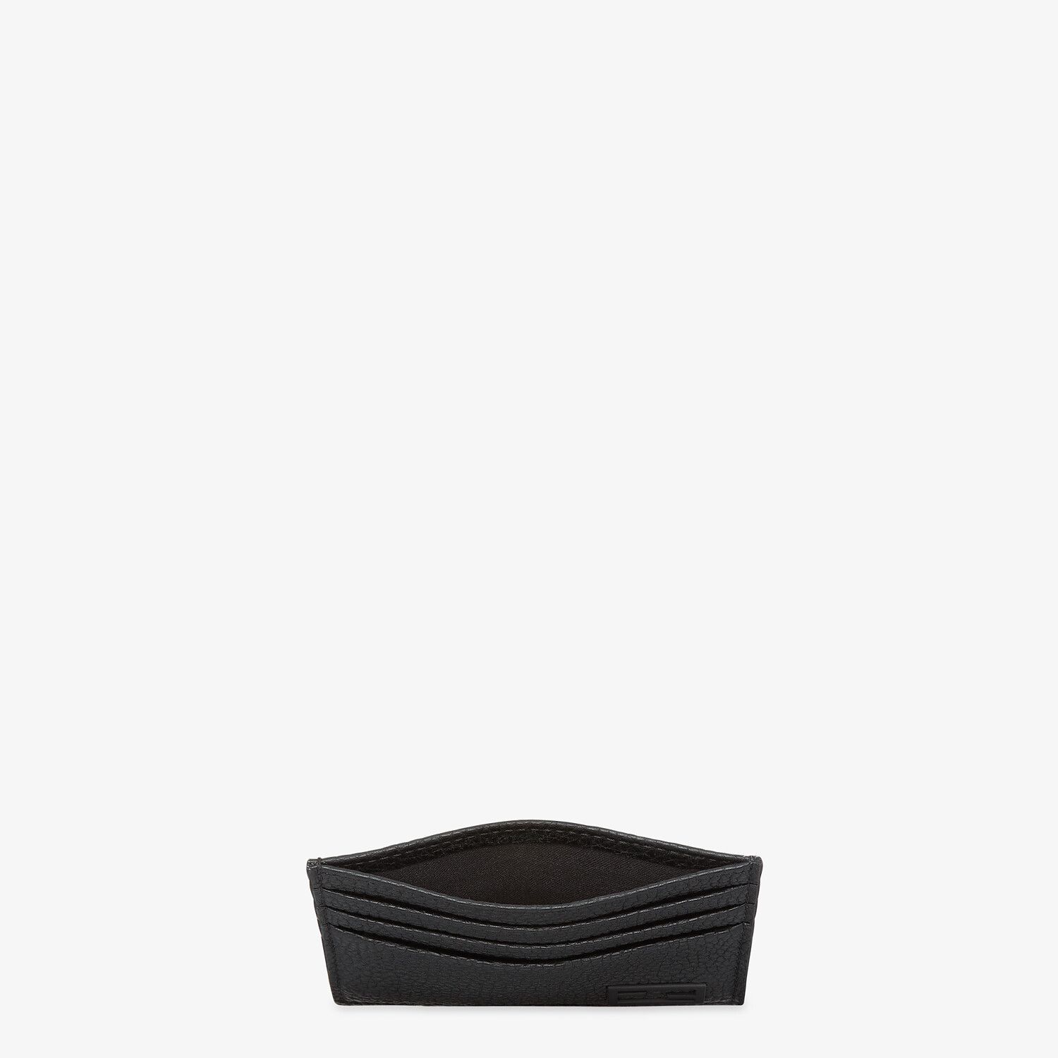 Shop Fendi Black Leather Card Holder
