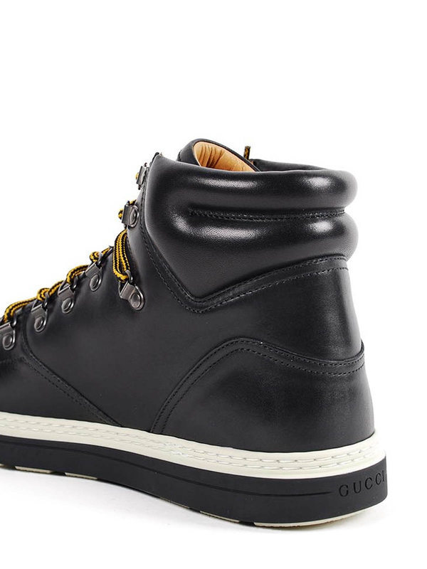 GUCCI LOGO AND ANKLE BOOTS