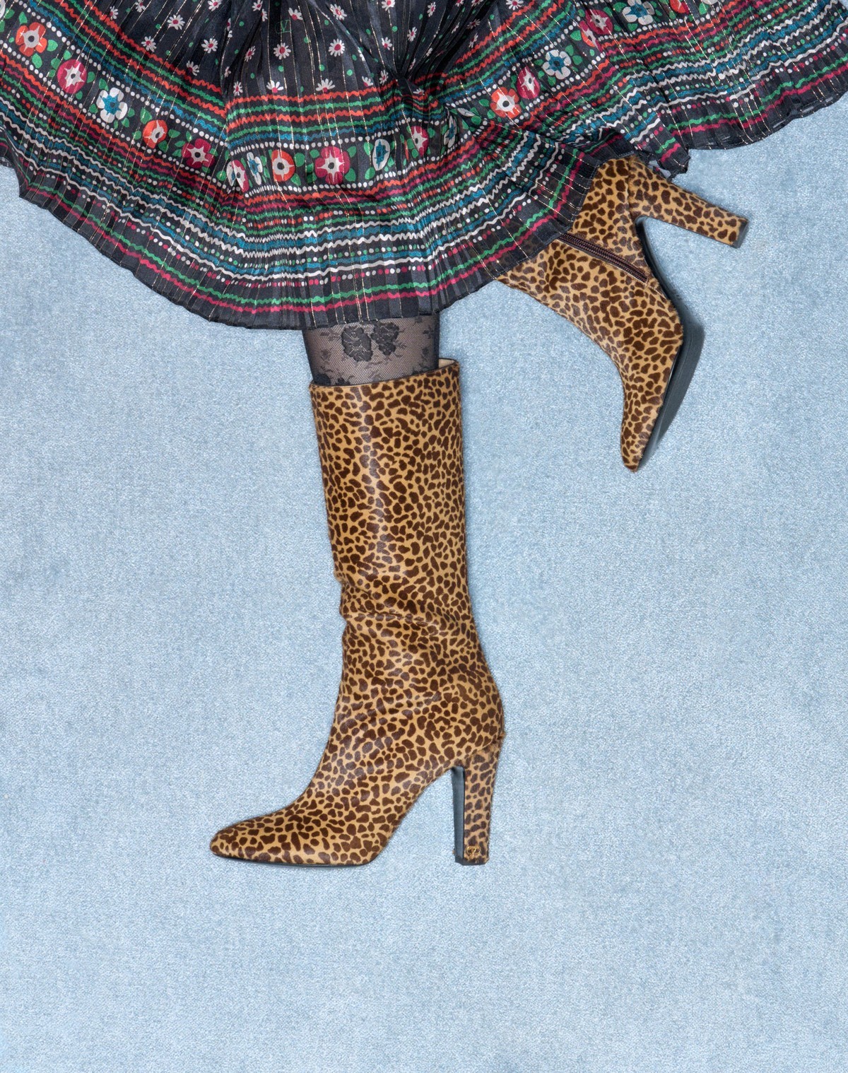 Valentino Garavani Hotty Boot In Pony-effect Calfskin 100mm Woman Animal Print 39.5 In Animal Print